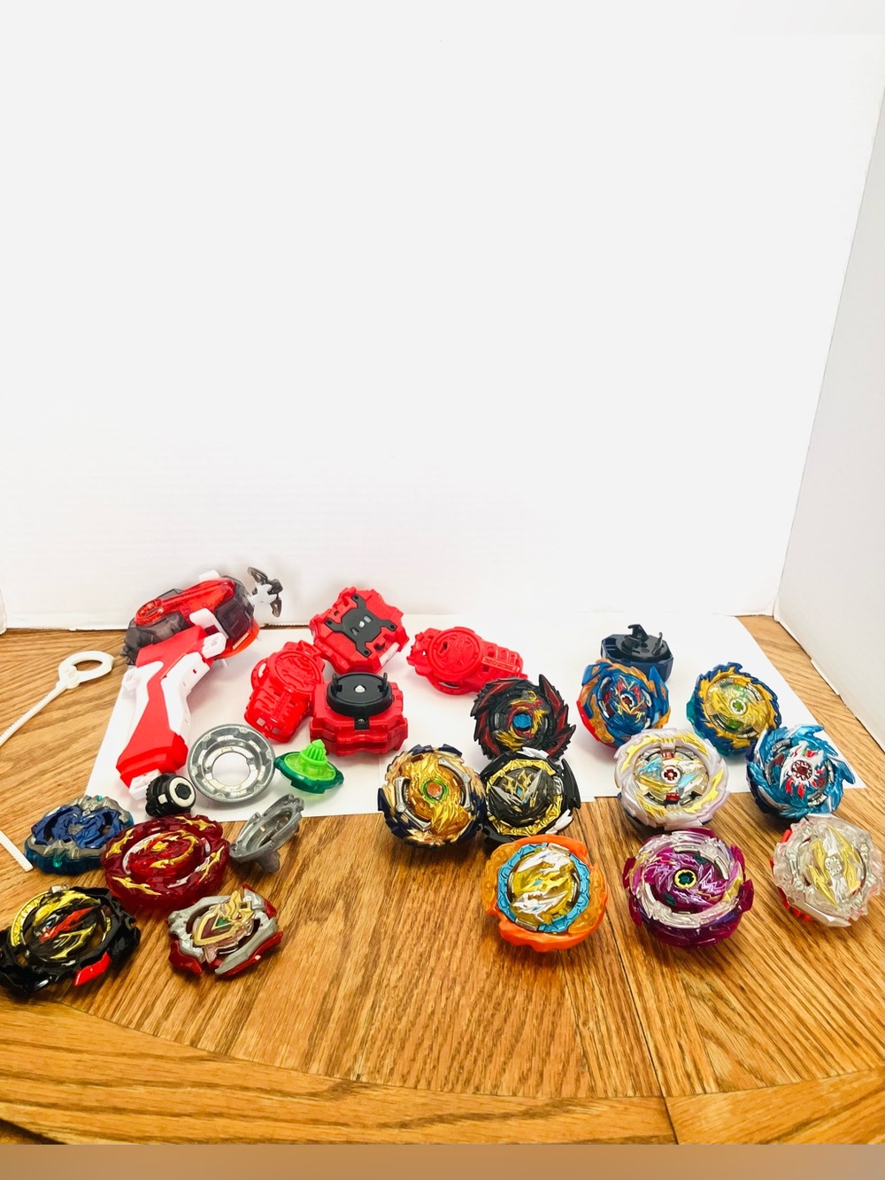 Beyblade Takara Tomy Mixed Beyblades Lot(10 Complete) & Some Parts & Pieces Read